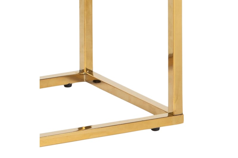 Epiffer Konsollbord 80 cm - Glas/Vit/Guld - Hallbord - Konsolbord & sidobord
