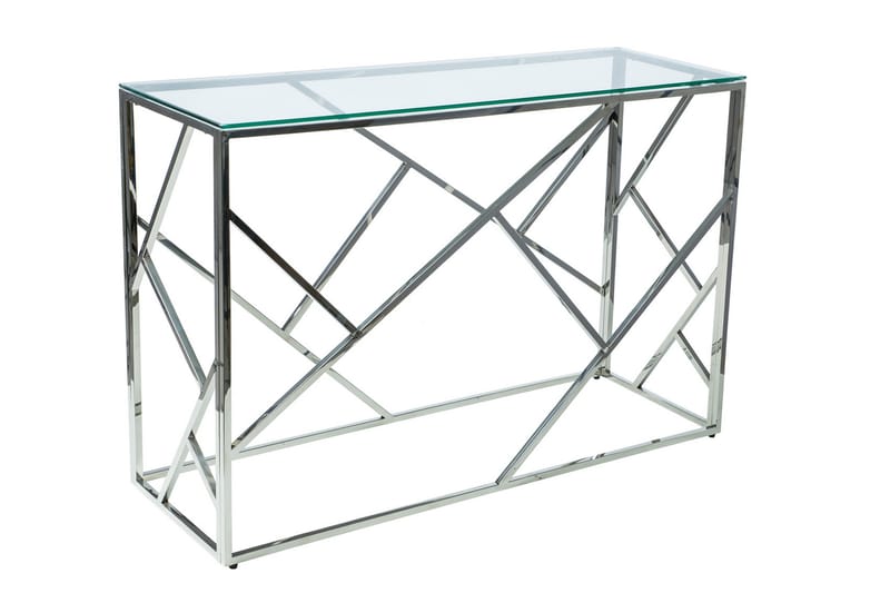 Escadan Konsollbord 120 cm - Glas/Silver - Hallbord - Konsolbord & sidobord