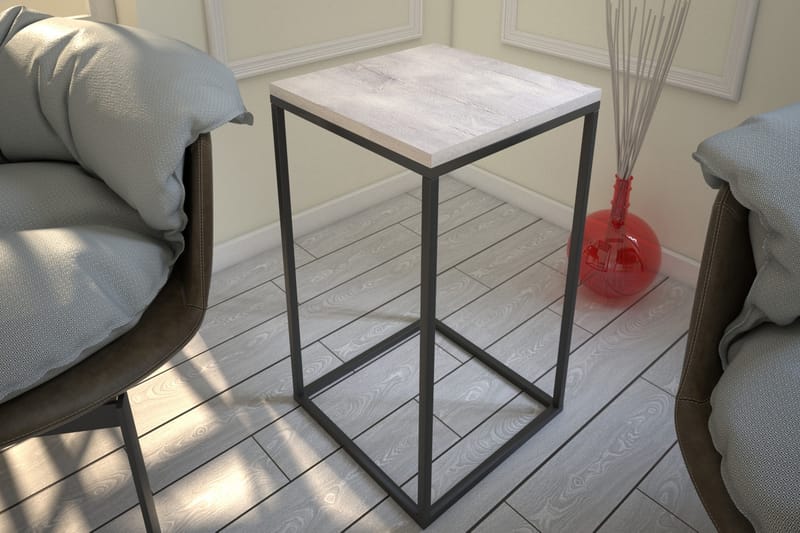 Falan Sidobord 35 cm - Grå - Lampbord - Brickbord & småbord