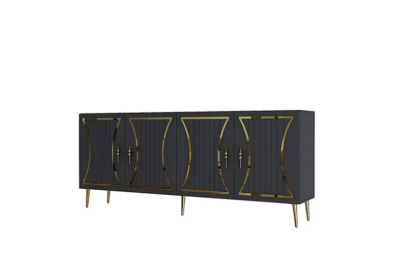 Falra Konsollbord 150 cm - Antracit/Guld - Möbler - Bord & matgrupper - Avlastningsbord - Hallbord