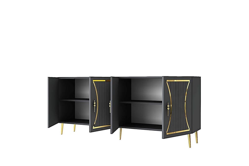 Falra Konsollbord 150 cm - Antracit/Guld - Möbler - Bord & matgrupper - Avlastningsbord - Hallbord