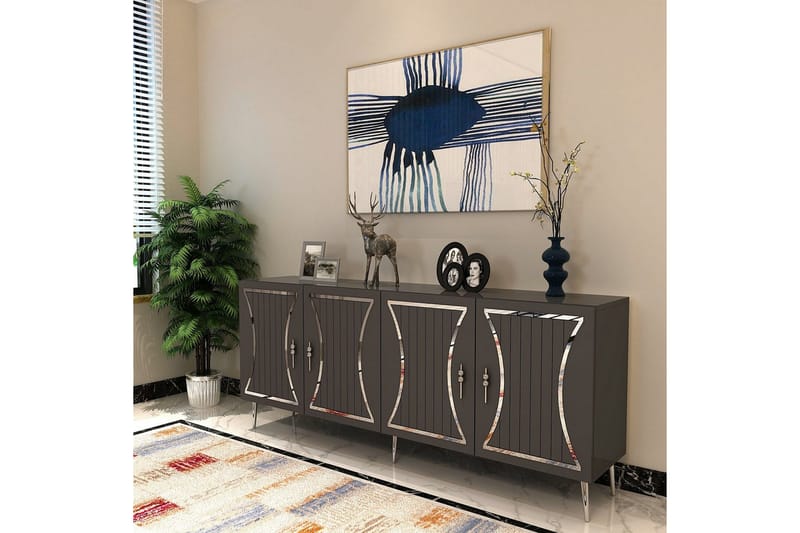 Falra Konsollbord 150 cm - Antracit/Silver - Möbler - Bord & matgrupper - Avlastningsbord - Hallbord