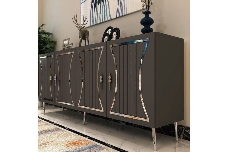 Falra Konsollbord 150 cm - Antracit/Silver - Möbler - Bord & matgrupper - Avlastningsbord - Hallbord