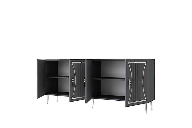 Falra Konsollbord 150 cm - Antracit/Silver - Möbler - Bord & matgrupper - Avlastningsbord - Hallbord