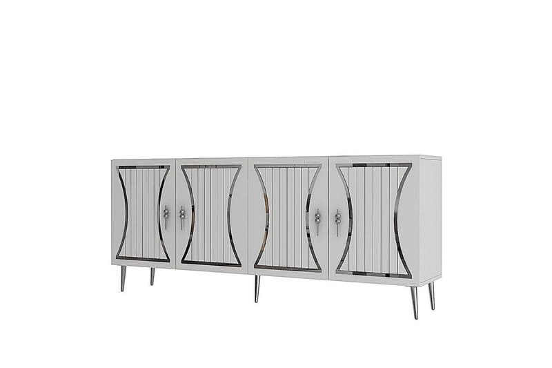 Falra Konsollbord 150 cm - Vit/Silver - Möbler - Bord & matgrupper - Avlastningsbord - Hallbord