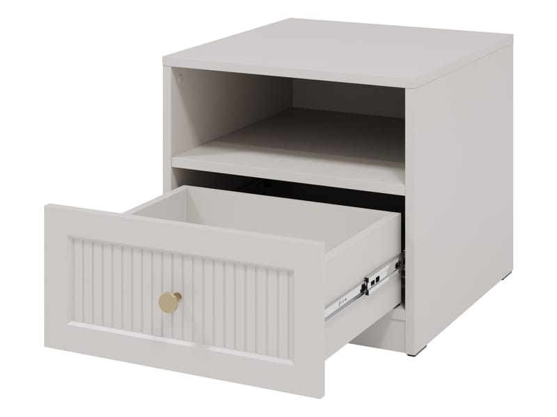 Fayric Sängbord 46 cm - Beige - Möbler - Bord & matgrupper - Avlastningsbord - Sängbord & nattduksbord