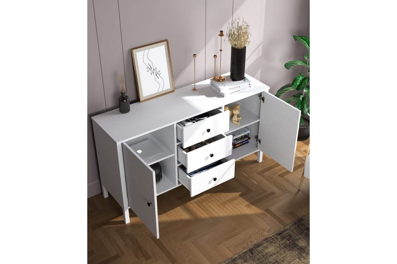 Fenric Konsollbord 150 cm - Natur/Vit - Möbler - Bord & matgrupper - Avlastningsbord - Hallbord