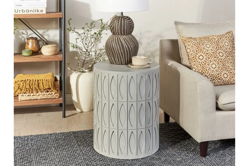 Ferran Sidobord 45 cm - Grå - Möbler - Bord & matgrupper - Avlastningsbord - Lampbord