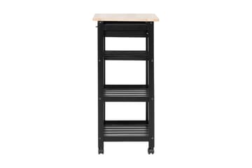 Foggia Serveringsbord 50 cm - Svart - Förvaring - Köksö