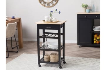 Foggia Serveringsbord 50 cm - Svart - Förvaring - Köksö