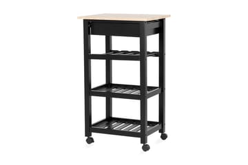 Foggia Serveringsbord 50 cm - Svart - Förvaring - Köksö