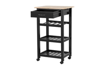 Foggia Serveringsbord 50 cm - Svart - Förvaring - Köksö