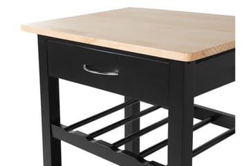 Foggia Serveringsbord 50 cm - Svart - Förvaring - Köksö