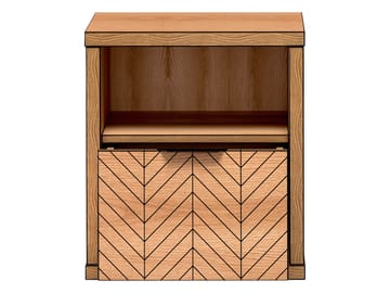 Fonti Sängbord 47 cm - Brun|svart - Möbler - Bord & matgrupper - Avlastningsbord - Sängbord & nattduksbord