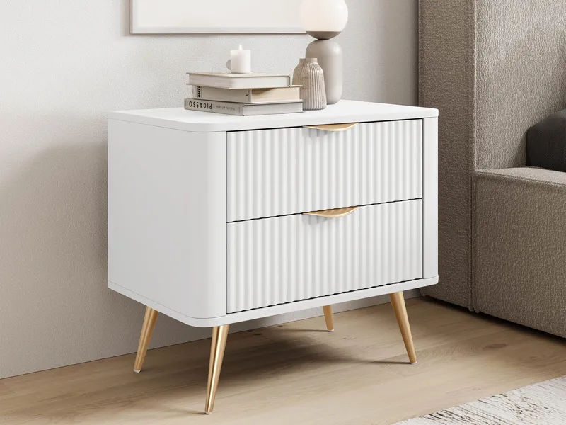 Forba Sängbord 64 cm - vit - Möbler - Bord & matgrupper - Avlastningsbord - Sängbord & nattduksbord