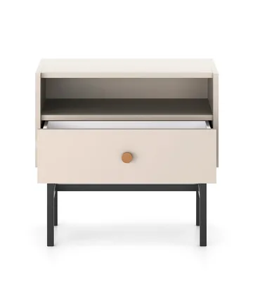 Francisca Sängbord 55 cm - Cashmere - Möbler - Bord & matgrupper - Avlastningsbord - Sängbord & nattduksbord