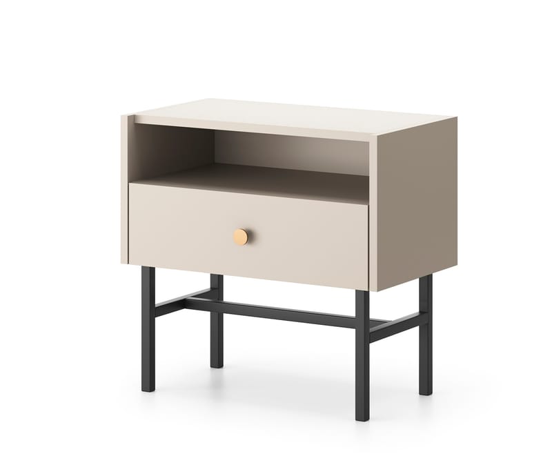 Francisca Sängbord 55 cm - Cashmere - Möbler - Bord & matgrupper - Avlastningsbord - Sängbord & nattduksbord