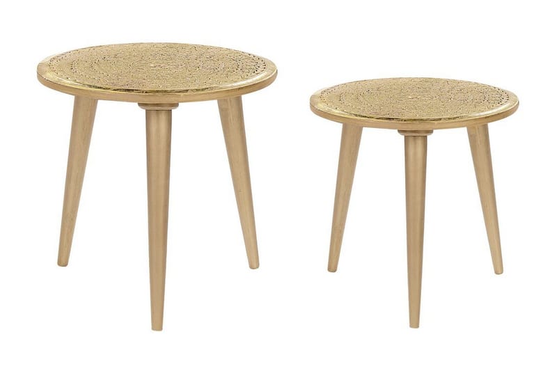 Frederica Satsbord 46 cm, Guld