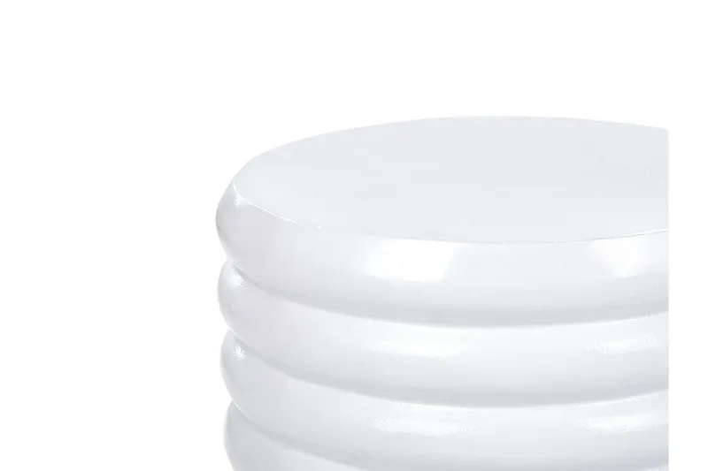 Fredrickson Sidobord 33 cm - Vit/Svart - Möbler - Bord & matgrupper - Avlastningsbord - Lampbord