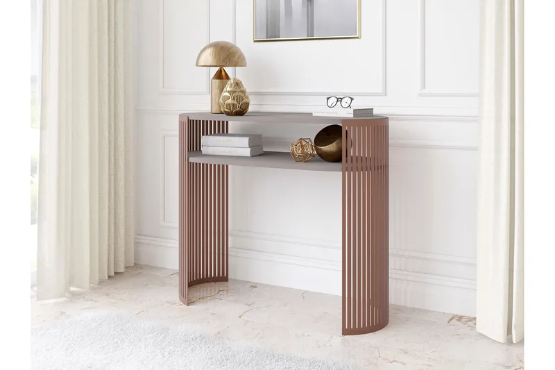 Friend Konsollbord 100 cm - Rosa/Grå - Möbler - Bord & matgrupper - Avlastningsbord - Hallbord