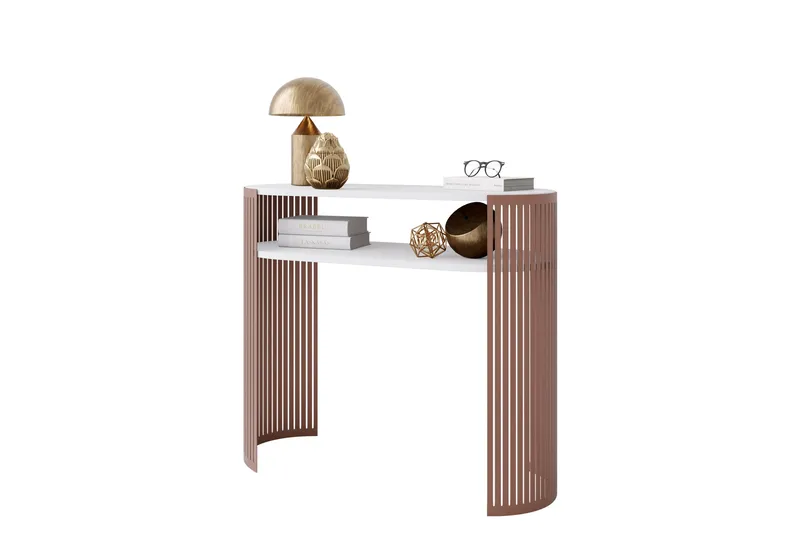 Friend Konsollbord 100 cm - Rosa/Vit - Möbler - Bord & matgrupper - Avlastningsbord - Hallbord