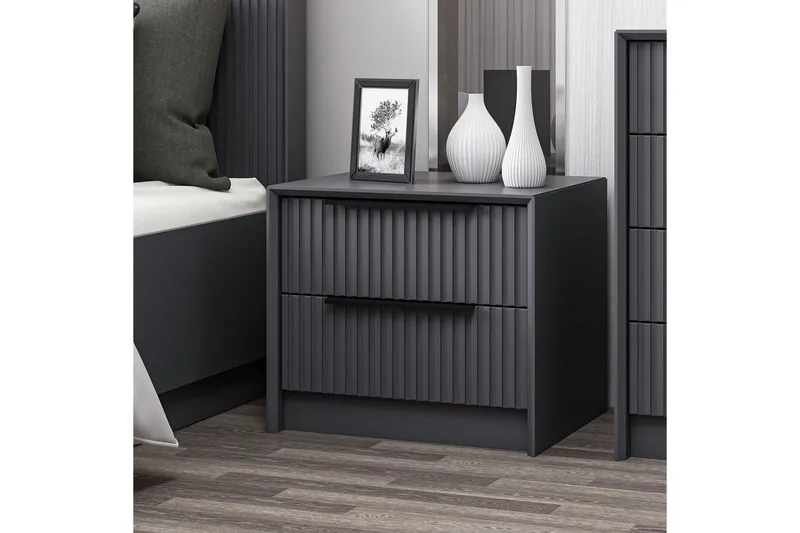 Fruitland Sängbord 45 cm, Antracit