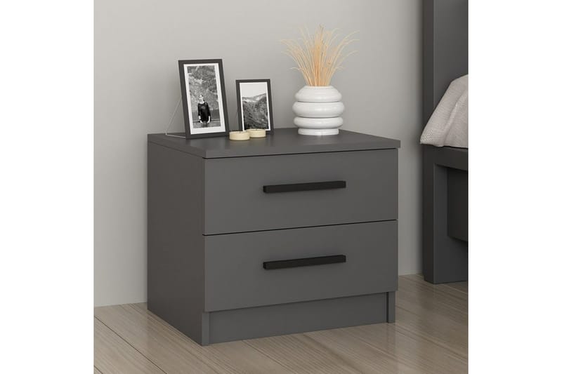 Fruitland Sängbord 50 cm - Antracit - Möbler - Bord & matgrupper - Avlastningsbord - Sängbord & nattduksbord