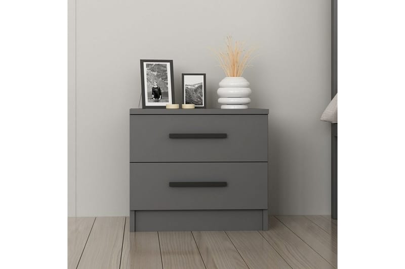 Fruitland Sängbord 50 cm - Antracit - Möbler - Bord & matgrupper - Avlastningsbord - Sängbord & nattduksbord