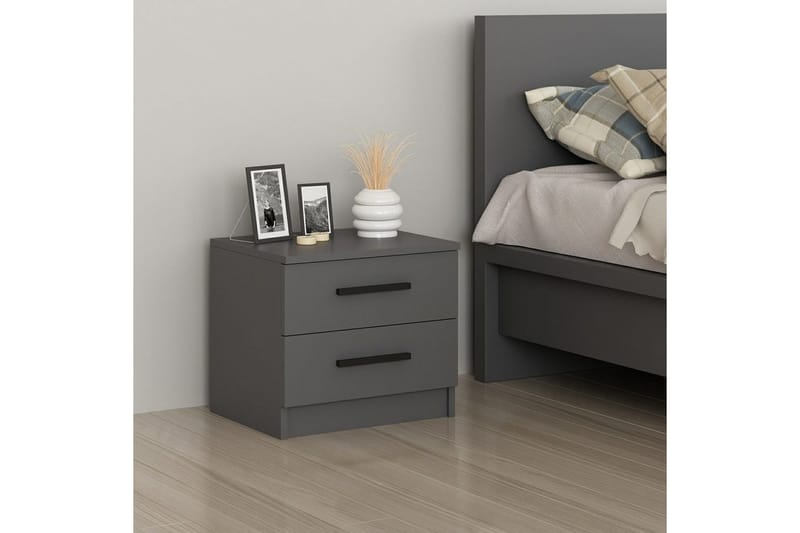 Fruitland Sängbord 50 cm - Antracit - Möbler - Bord & matgrupper - Avlastningsbord - Sängbord & nattduksbord