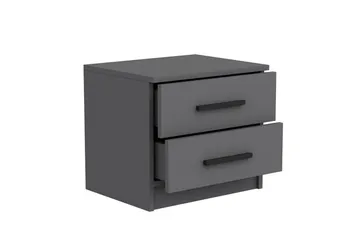 Fruitland Sängbord 50 cm - Antracit - Möbler - Bord & matgrupper - Avlastningsbord - Sängbord & nattduksbord
