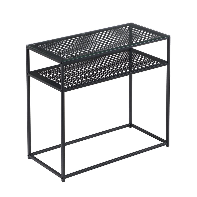 Galuna Konsolbord 80 cm - Transparent och mattsvart - Möbler - Bord & matgrupper - Avlastningsbord - Hallbord