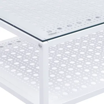Galuna Konsolbord 80 cm - Transparent och vit - Möbler - Bord & matgrupper - Avlastningsbord - Hallbord