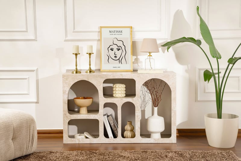 Giana Konsollbord 120 cm - Travertine/Sandsten - Möbler - Bord & matgrupper - Avlastningsbord - Hallbord