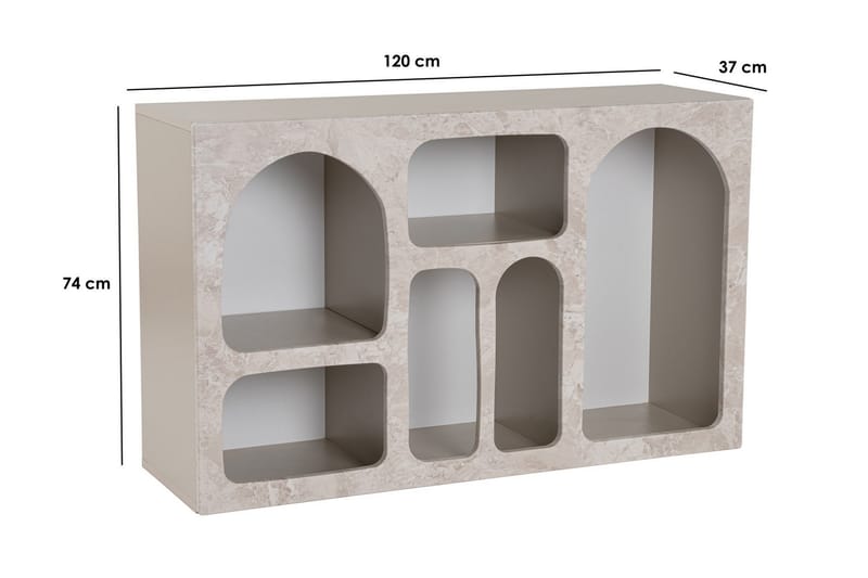 Giana Konsollbord 120 cm - Travertine/Sandsten - Möbler - Bord & matgrupper - Avlastningsbord - Hallbord