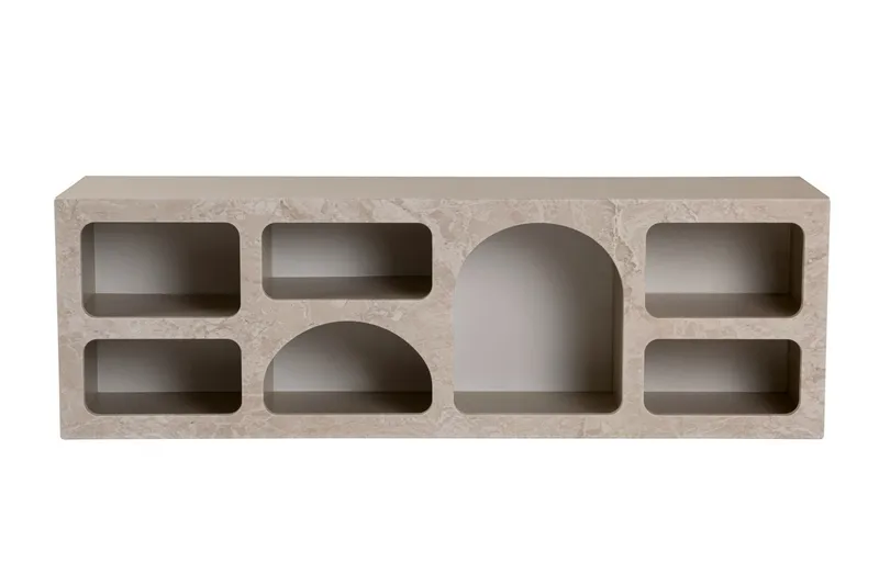 Giana Konsollbord 160 cm - Travertine/Sandsten - Förvaring - Förvaringsmöbler - Sideboard & skänk