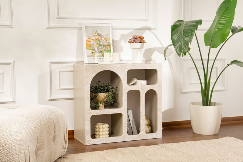Giana Konsollbord 80 cm - Travertine/Sandsten - Möbler - Bord & matgrupper - Avlastningsbord - Hallbord