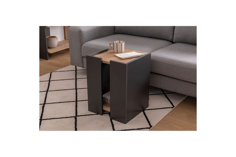 Giancarlo Sidobord 38,6 cm - Blå/Antracit - Möbler - Bord & matgrupper - Avlastningsbord - Lampbord
