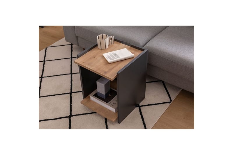 Giancarlo Sidobord 38,6 cm - Blå/Antracit - Möbler - Bord & matgrupper - Avlastningsbord - Lampbord