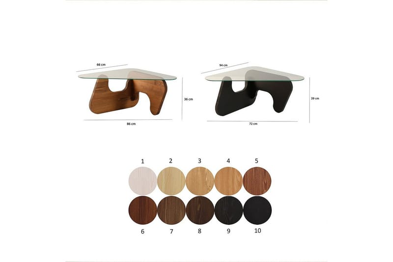 Grayce Satsbord 94 cm - Svart - Möbler - Bord & matgrupper - Avlastningsbord - Satsbord