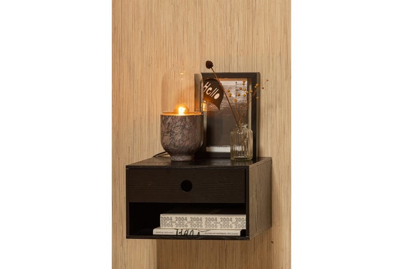 Hängande Sängbord Nancy - Svart - Möbler - Bord & matgrupper - Avlastningsbord - Sängbord & nattduksbord