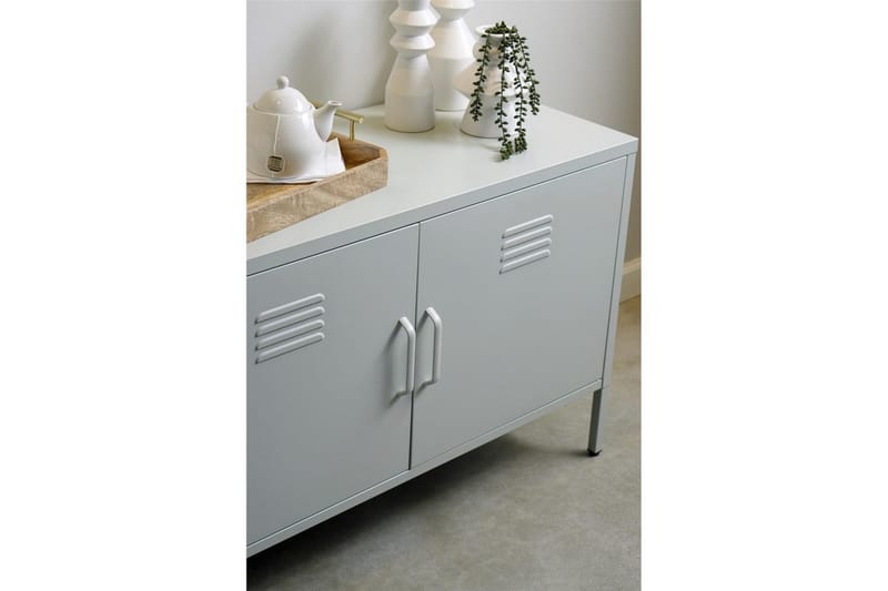 Högskåp Mission District 100x40x64 cm, Blekt Grön - 100x40x64 cm, Blekt Grön - Möbler - Bord & matgrupper - Avlastningsbord - Hallbord