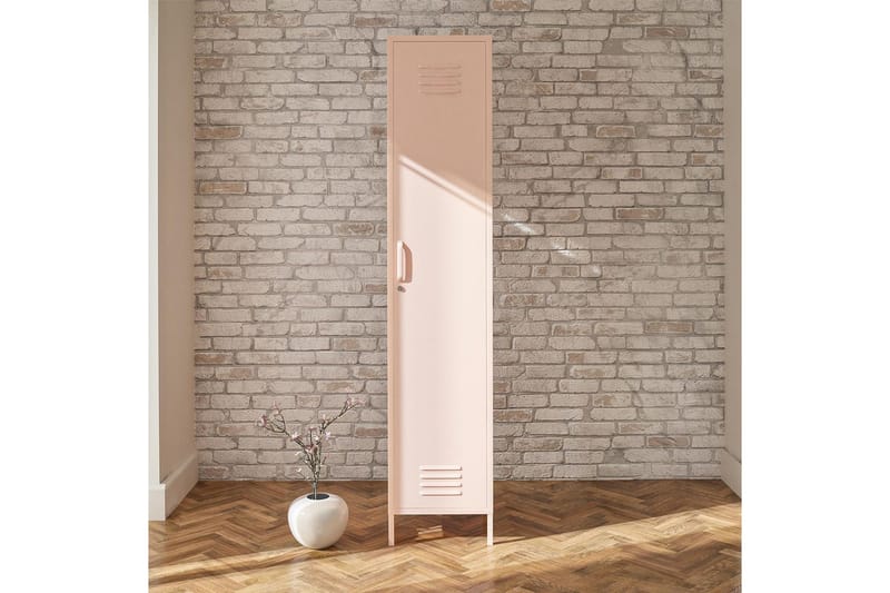 Högskåp Mission District 38x40x185 cm, Rosa - 38x40x185 cm, Rosa - Möbler - Bord & matgrupper - Avlastningsbord - Hallbord