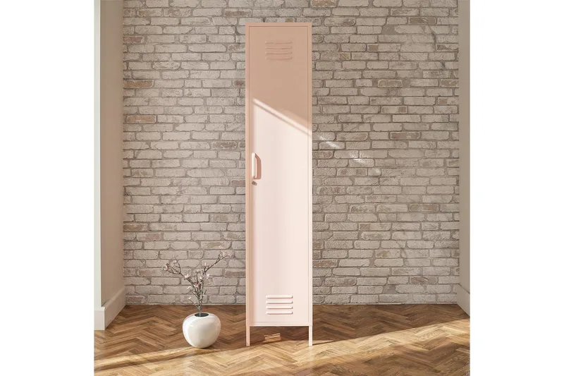 Högskåp Mission District 38x40x185 cm, Rosa - 38x40x185 cm, Rosa - Förvaring - Skåp - Förvaringsskåp - Omklädningsskåp