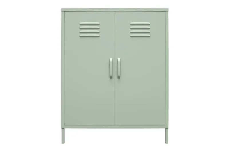 Högskåp Mission District 40x80x102 cm, Blekt Grön - 40x80x102 cm, Blekt Grön - Förvaring - Skåp - Förvaringsskåp