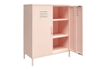 Högskåp Mission District 40x80x102 cm, Rosa - 40x80x102 cm, Rosa - Förvaring - Skåp - Förvaringsskåp