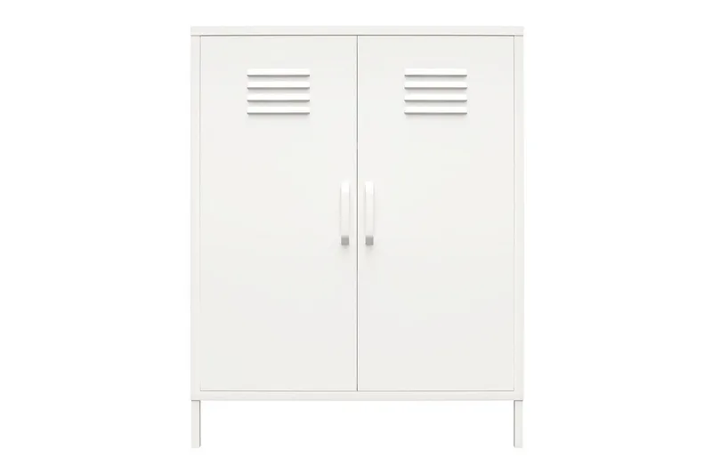 Högskåp Mission District 40x80x102 cm, Vit - 40x80x102 cm, Vit - Möbler - Bord & matgrupper - Avlastningsbord - Hallbord