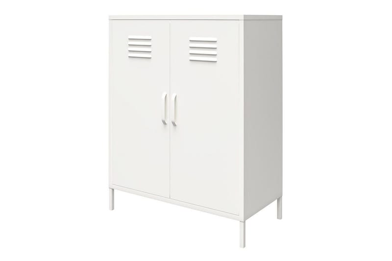 Högskåp Mission District 40x80x102 cm, Vit - 40x80x102 cm, Vit - Möbler - Bord & matgrupper - Avlastningsbord - Hallbord