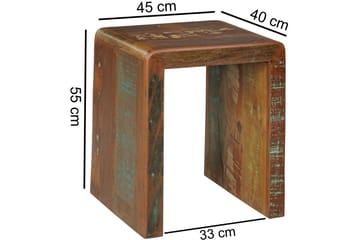 Haage Sidobord 45 cm - Flerfärgad - Möbler - Bord & matgrupper - Avlastningsbord - Lampbord