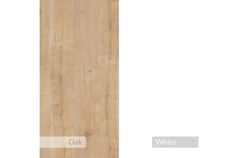 Haelyn Sängbord 30 cm - Ek/Vit - Möbler - Bord & matgrupper - Avlastningsbord - Sängbord & nattduksbord