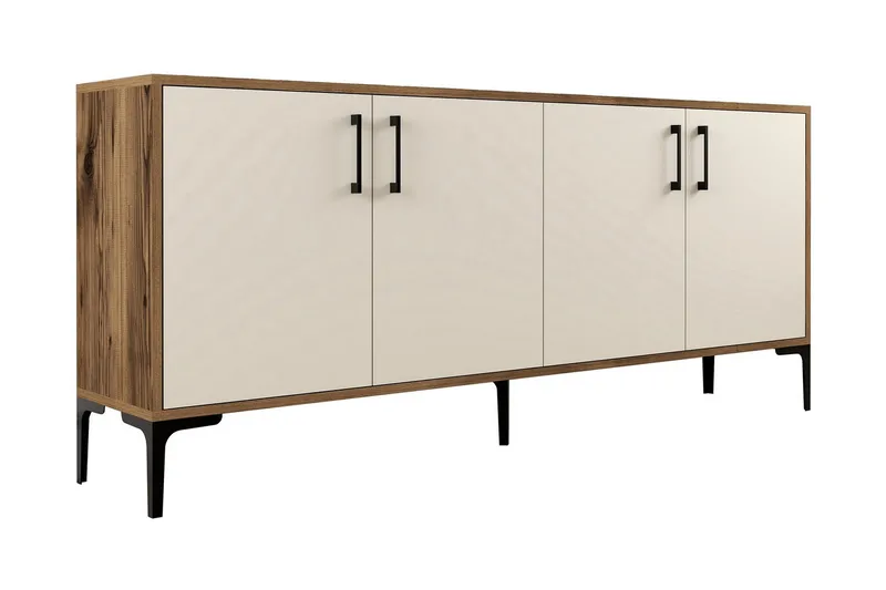 Levents Avlastningsbord 180 cm - Valnöt/Krämvit - Möbler - Bord & matgrupper - Avlastningsbord - Hallbord